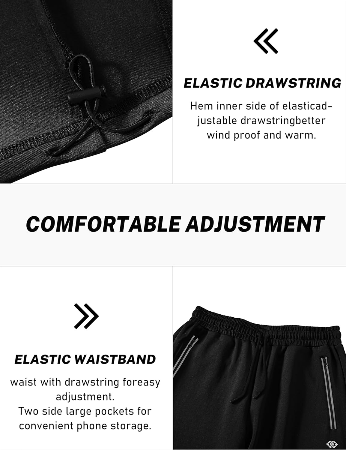 MoFiz Men's Tracksuits Set – Lightweight Zip-Up Athletic Sweatsuit