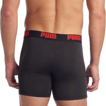 PUMA Men's 3 Pack Performance Boxer Brief Moisture Wicking