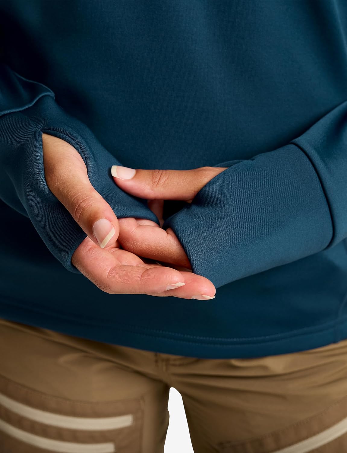 RevolutionRace Women's Evolution Half-Zip Stretch Fleece Jacket Outdoor Performance