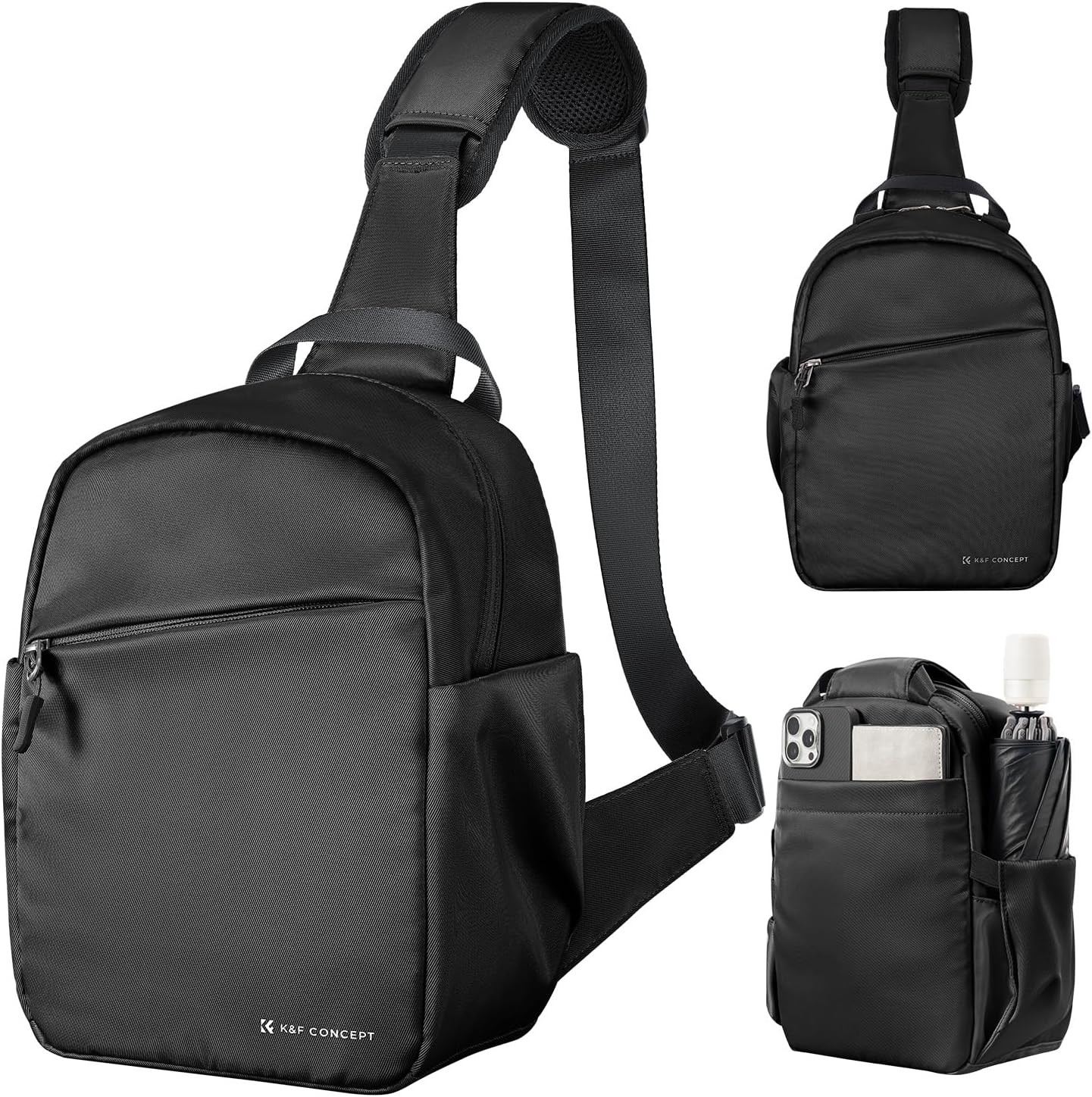 Waterproof Adjustable 5L Camera Sling Backpack by K&F Concept