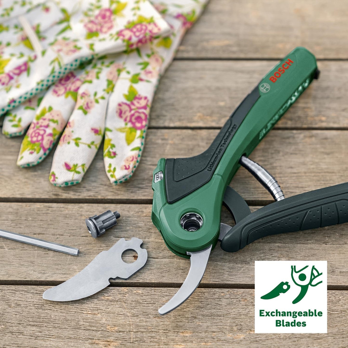 Bosch EasyPrune Cordless Battery-Powered Pruning Secateurs 450 Cuts