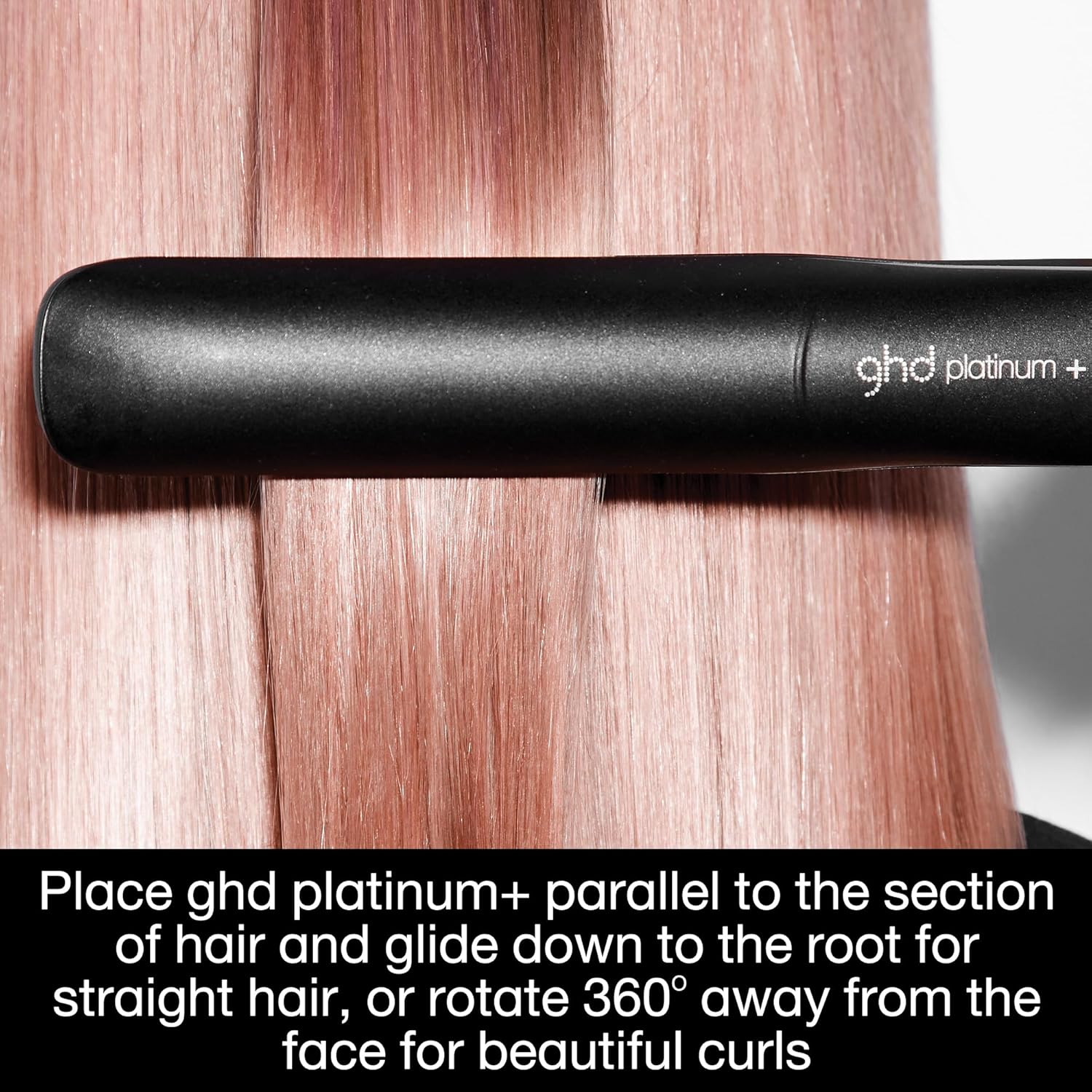 ghd Platinum+ Styler 1" Ceramic Flat Iron for Stronger Shine