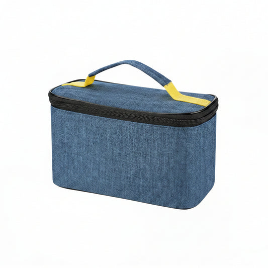 Yirochan Bento Box1400ml 3-Compartment With Insulated Bag Blue
