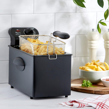 Bestron 2000W Deep Fryer 3.5L Cool Zone Black