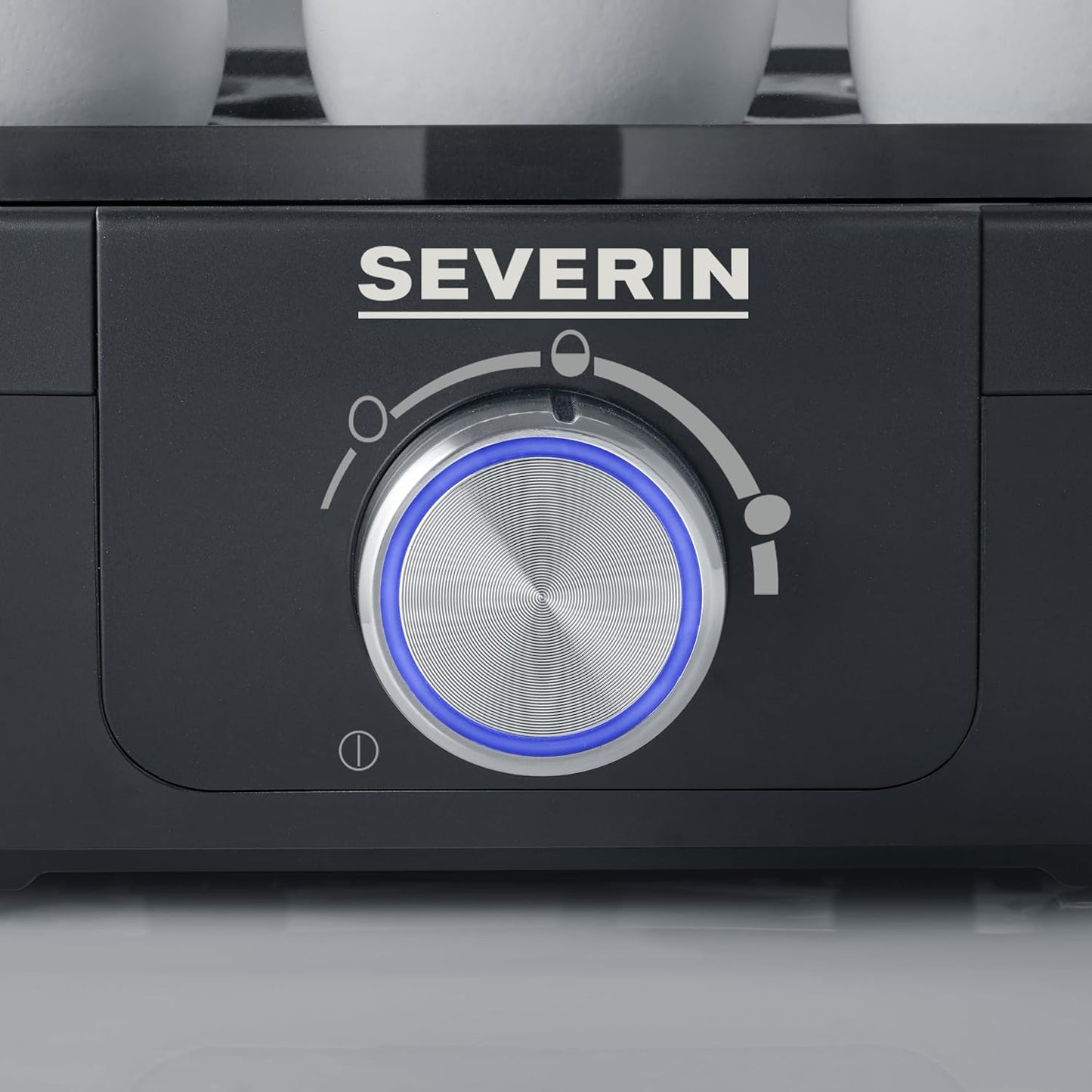 SEVERIN EK 3166 6‑Egg Cooker with Electronic Timer, BPA‑Free, Black
