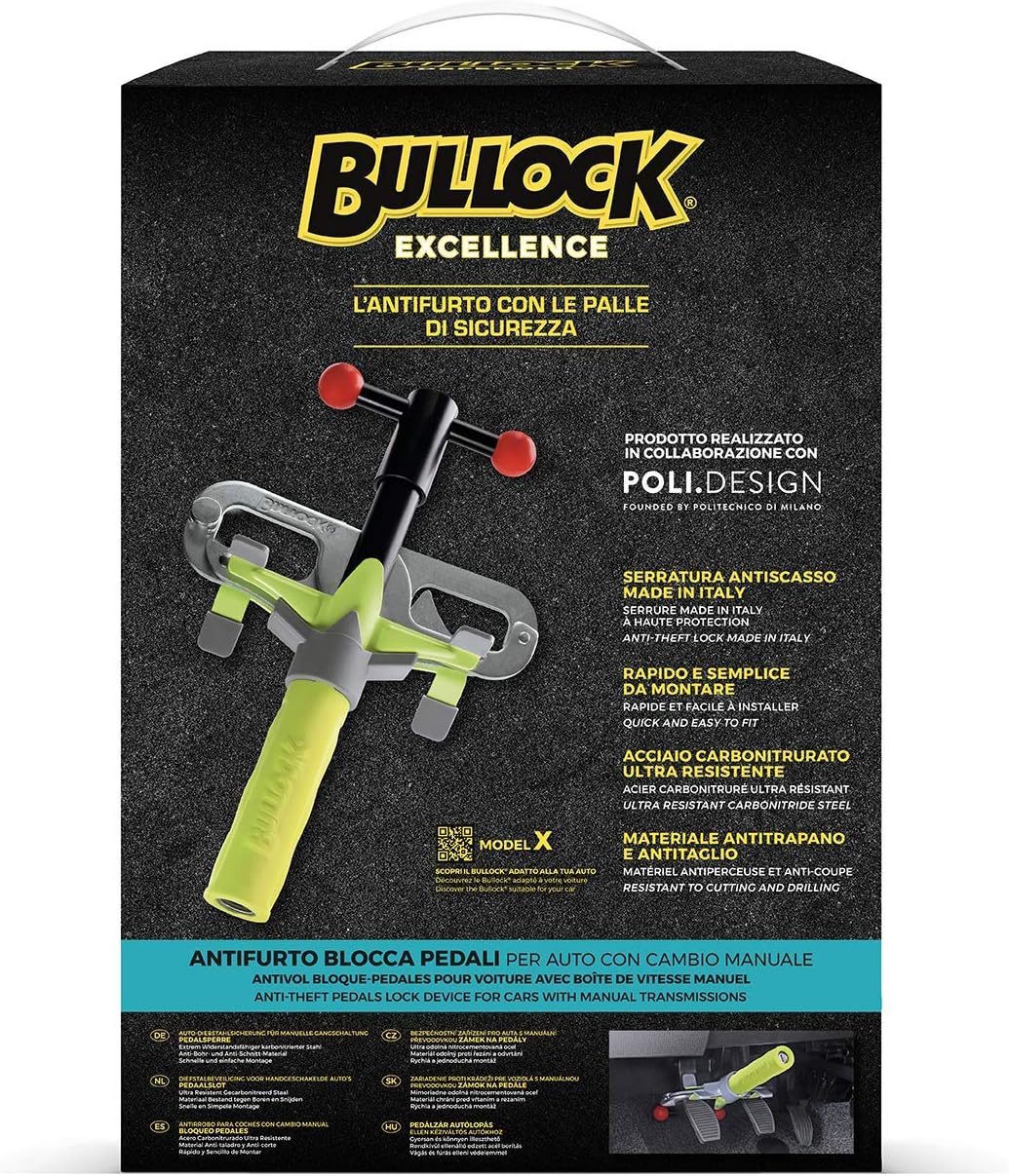 Bullock Excellence Model X Anti-Theft Device - Yellow, Car Security