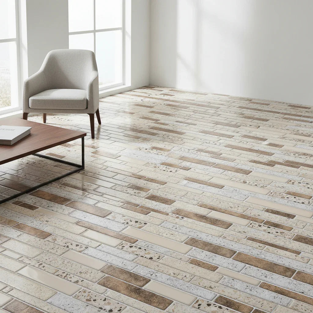 Realistic Brown Brick Peel and Stick Self-Adhesive Kitchen Wall Tiles - Gomix Brands Outlet