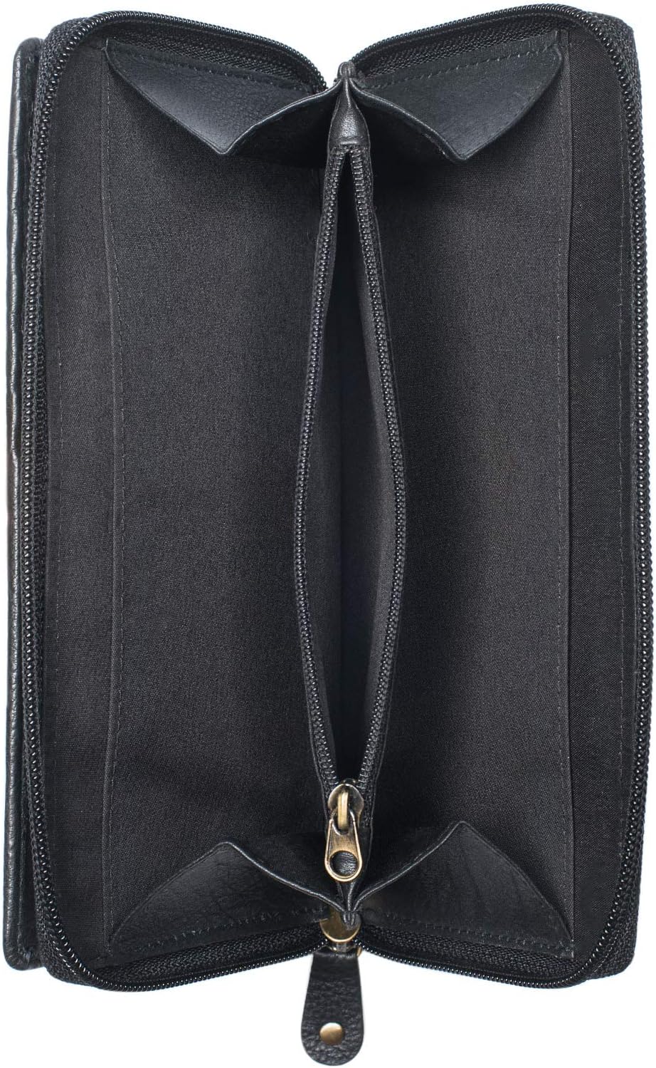 STILORD Dana Vintage Women's Leather RFID Wallet with Zip Pocket