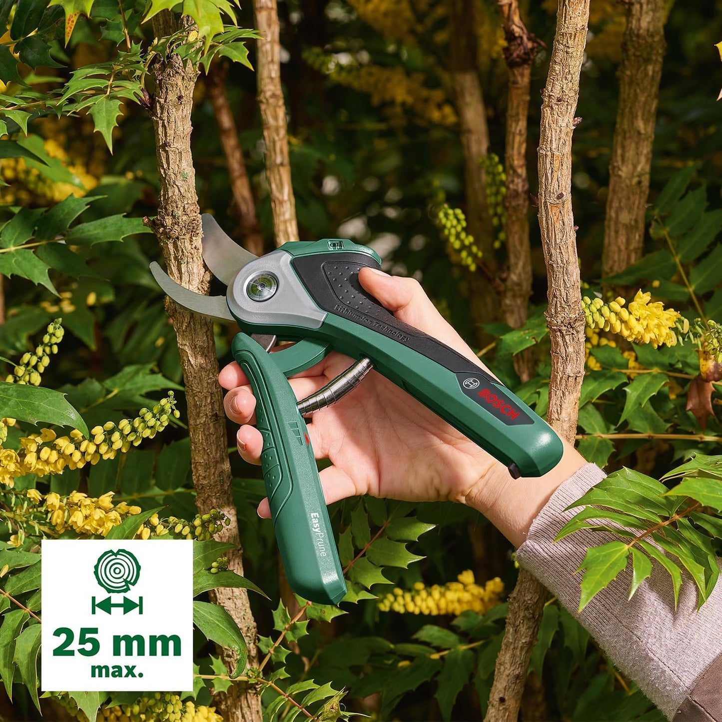 Bosch EasyPrune Cordless Battery-Powered Pruning Secateurs 450 Cuts