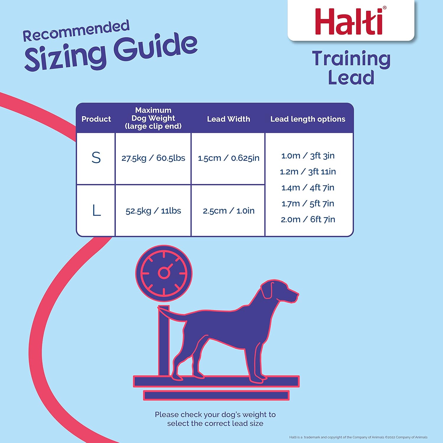 HALTI Multifunctional Dog Training Leash: Lightweight, Neoprene Padded, Puppy Safe