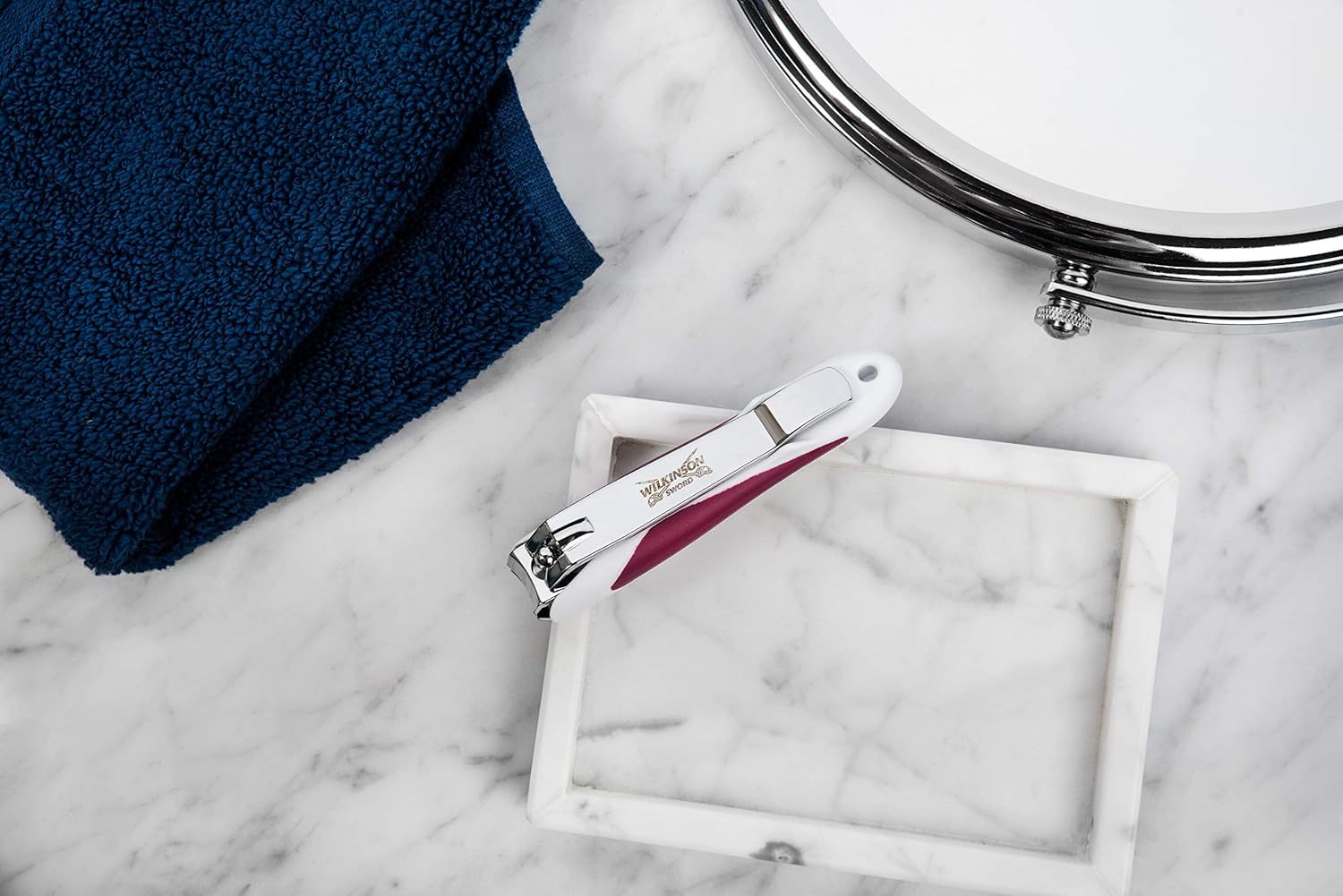 Wilkinson Sword Precision Nail Clipper with Nail Collector for Manicure