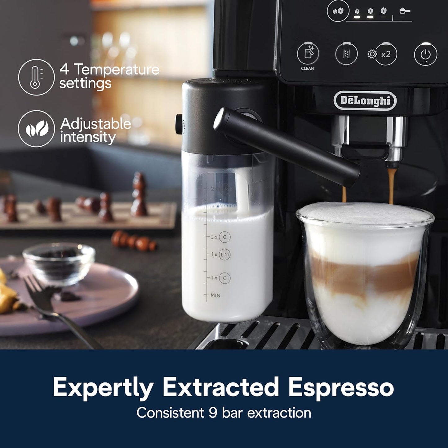 De'Longhi Magnifica Start Automatic Espresso Machine with Milk Frother