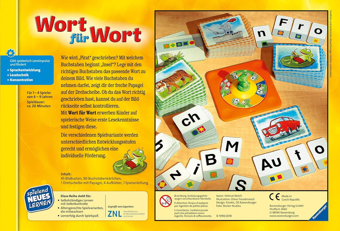 Ravensburger Wort für Wort German Educational Board Game for Children