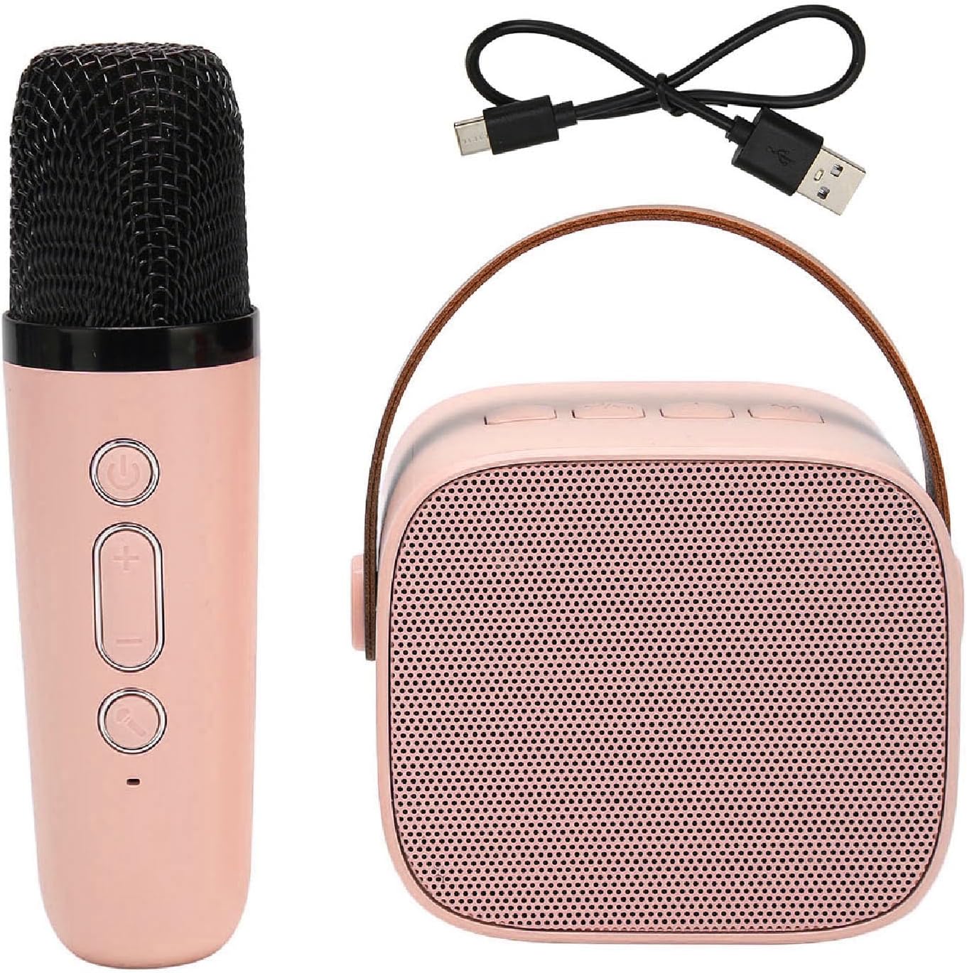 Mini Portable Karaoke Machine with Bluetooth Speaker and Mic