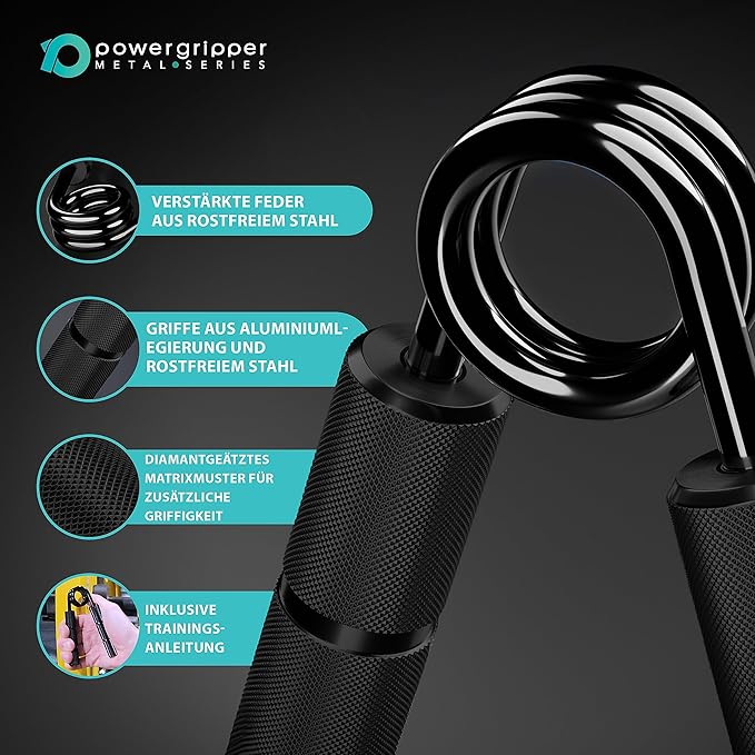 RPM Power PowerGripper Metal Hand Muscle Trainerÿinformation