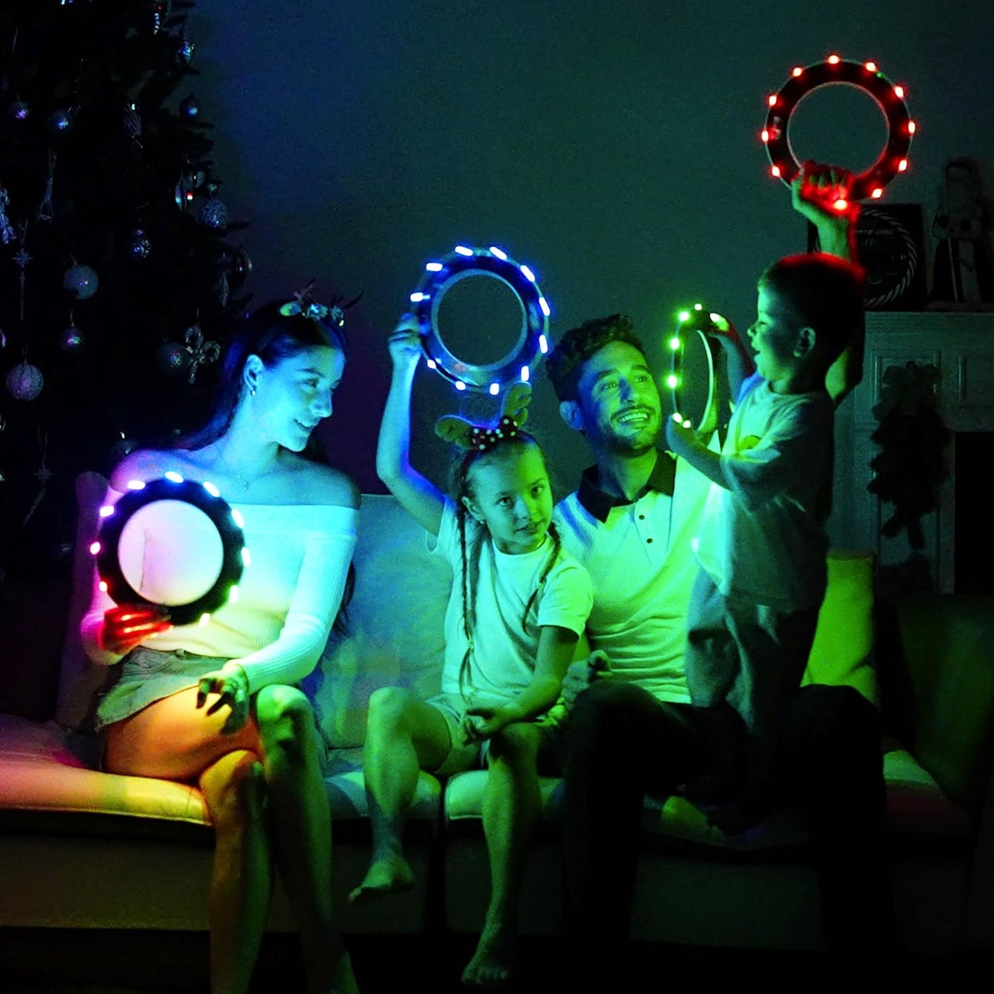 TOSY LED Flying Ring – Bright Light-Up Frisbee Toy for Kids & Adults