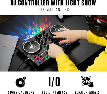Numark Party Mix II DJ Controller with Built-in Lights