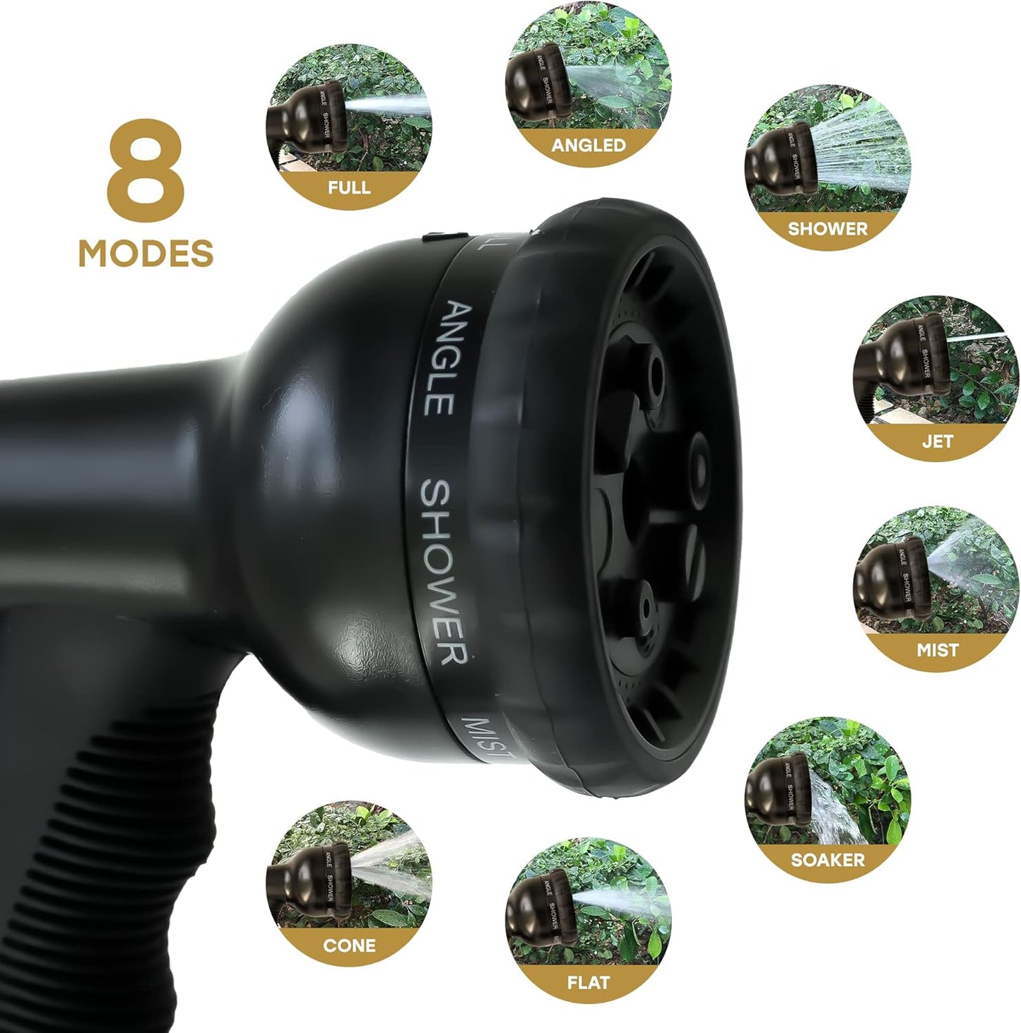 Portable Camping Shower Pump Kit with Showerhead Holder and Valve