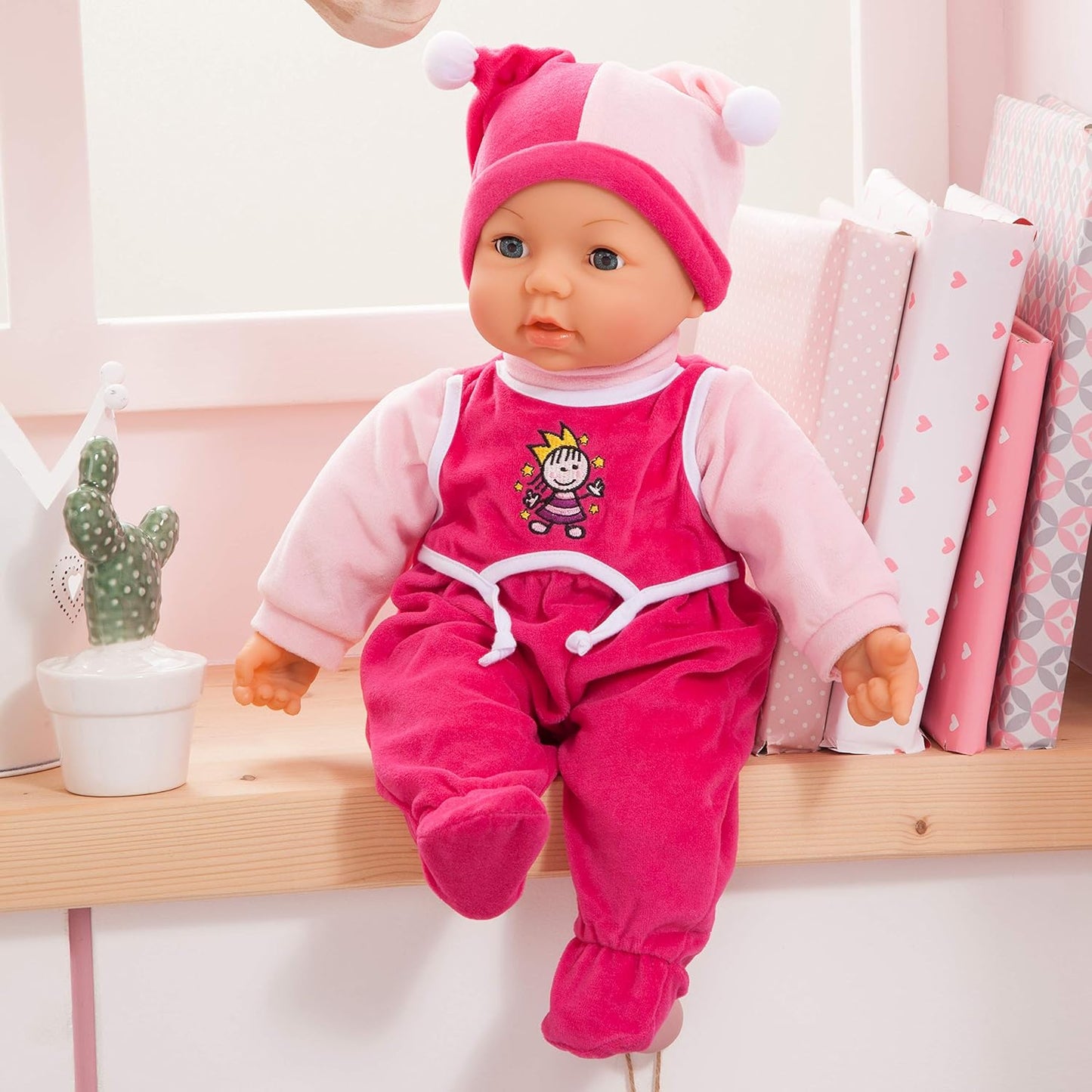 Bayer Design Hello Baby Functional Doll 46cm Soft Body