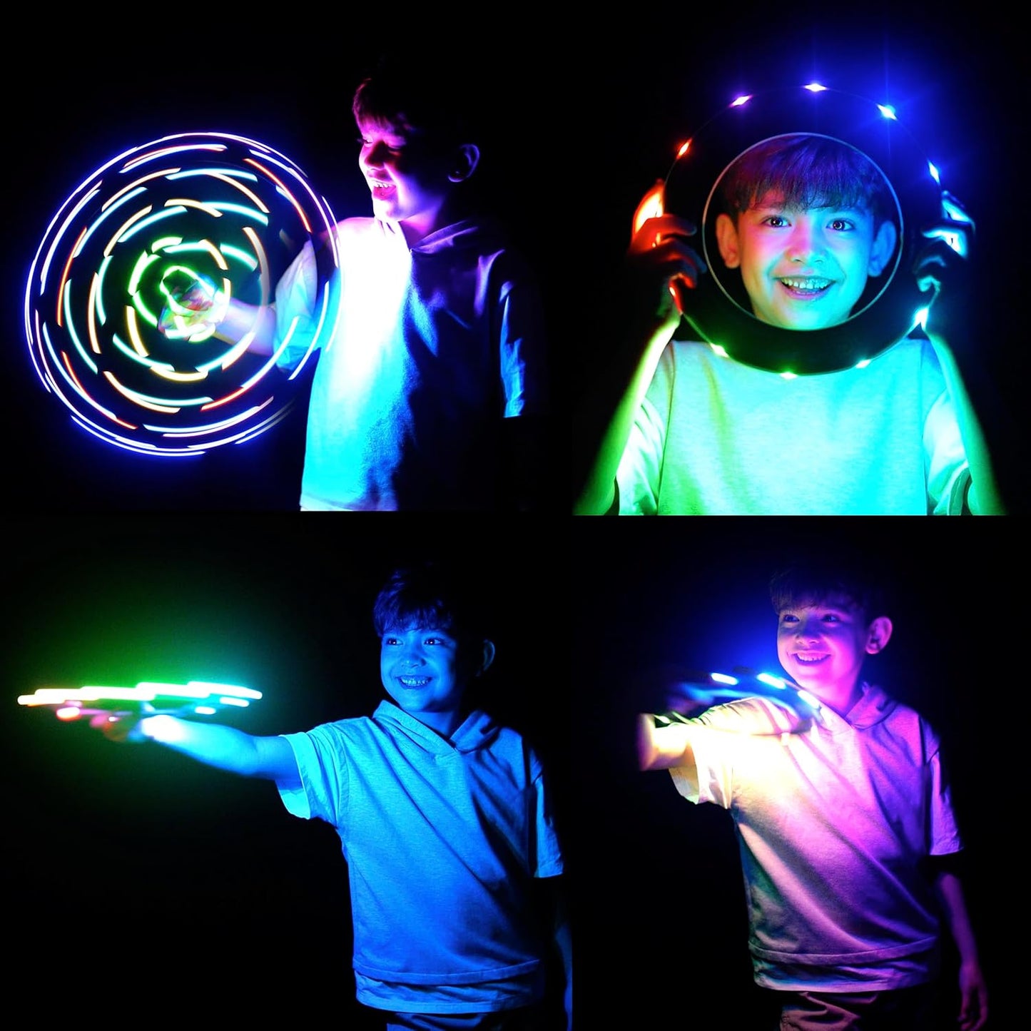 TOSY LED Flying Ring – Bright Light-Up Frisbee Toy for Kids & Adults