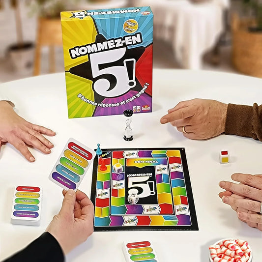 Name 5 Goliath Family Cardboard Quiz Board Game for Kids - Gomix Brands Outlet