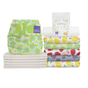 Bambino Mio Mioduo Cloth Diaper Set – 6 Pack Waterproof Cover