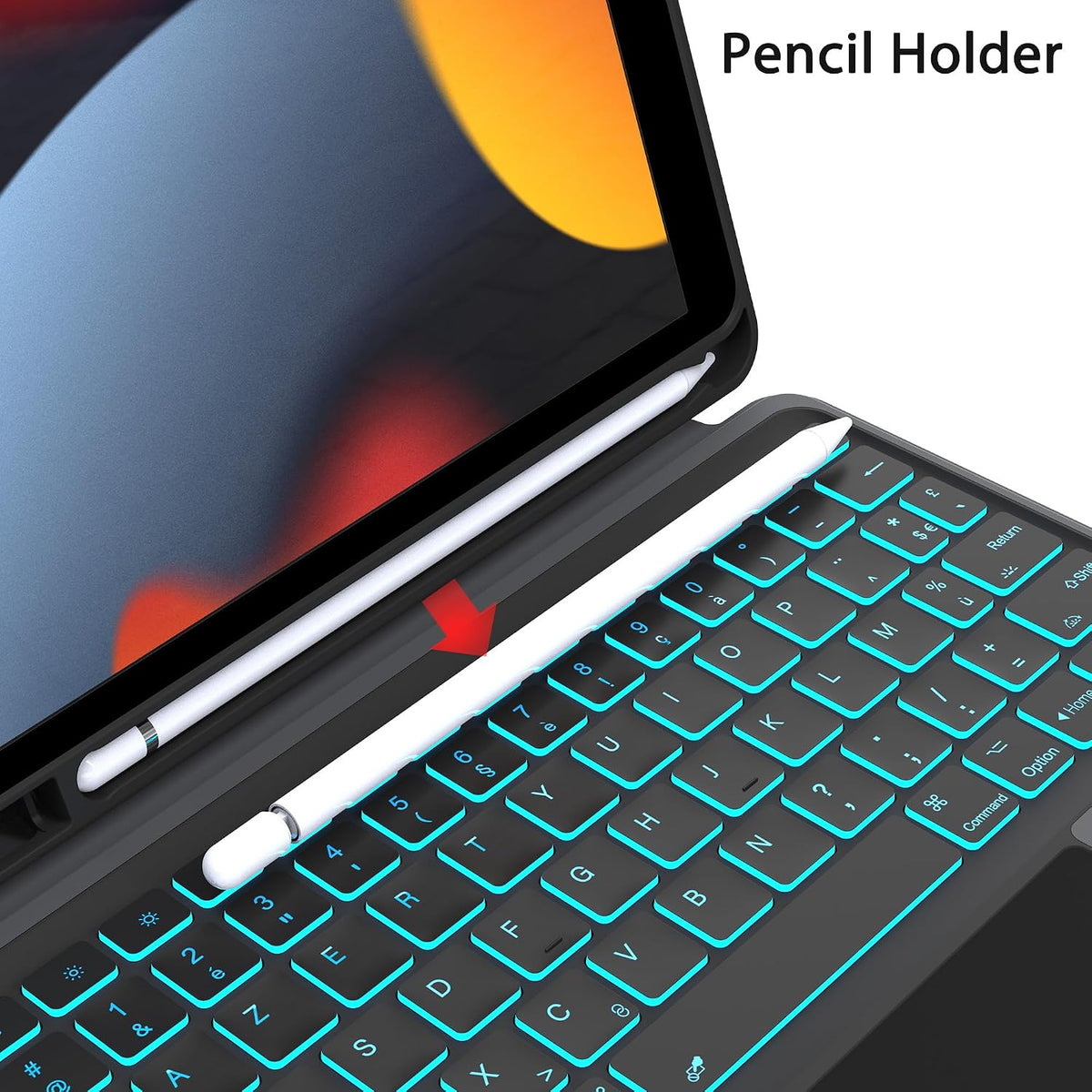 VANKEYPAD W-FR IP10.2 Keyboard Case for iPad 10.2 Inch
