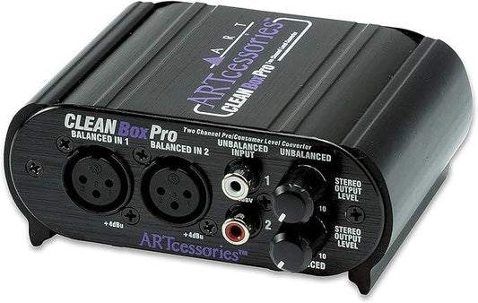 ART CLEANBox Pro Dual-Channel Audio Professional Level Converter - Gomix Brands Outlet