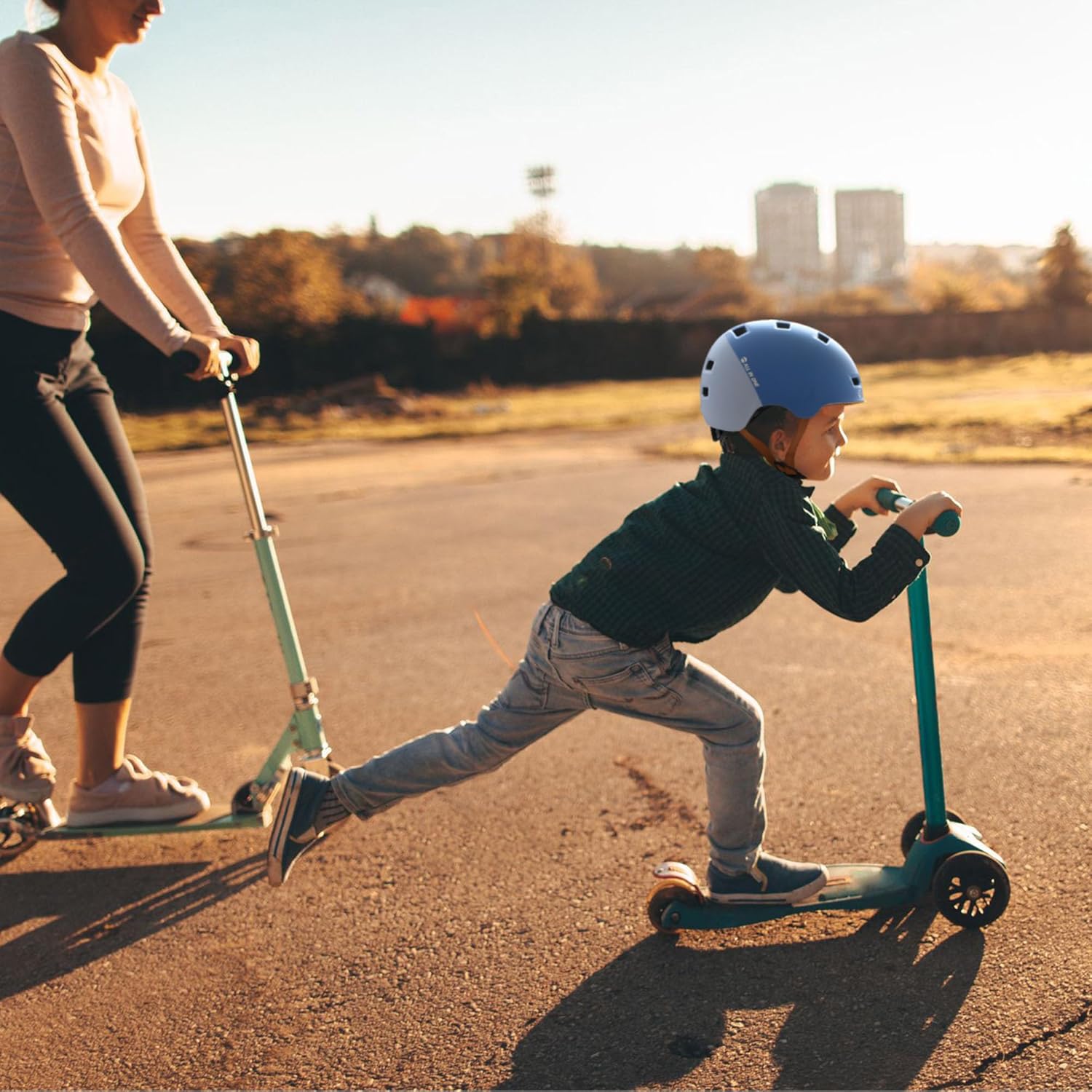 GLAMVILLA Ultralight Adjustable Multi‑Sport Helmet for Kids & Adults