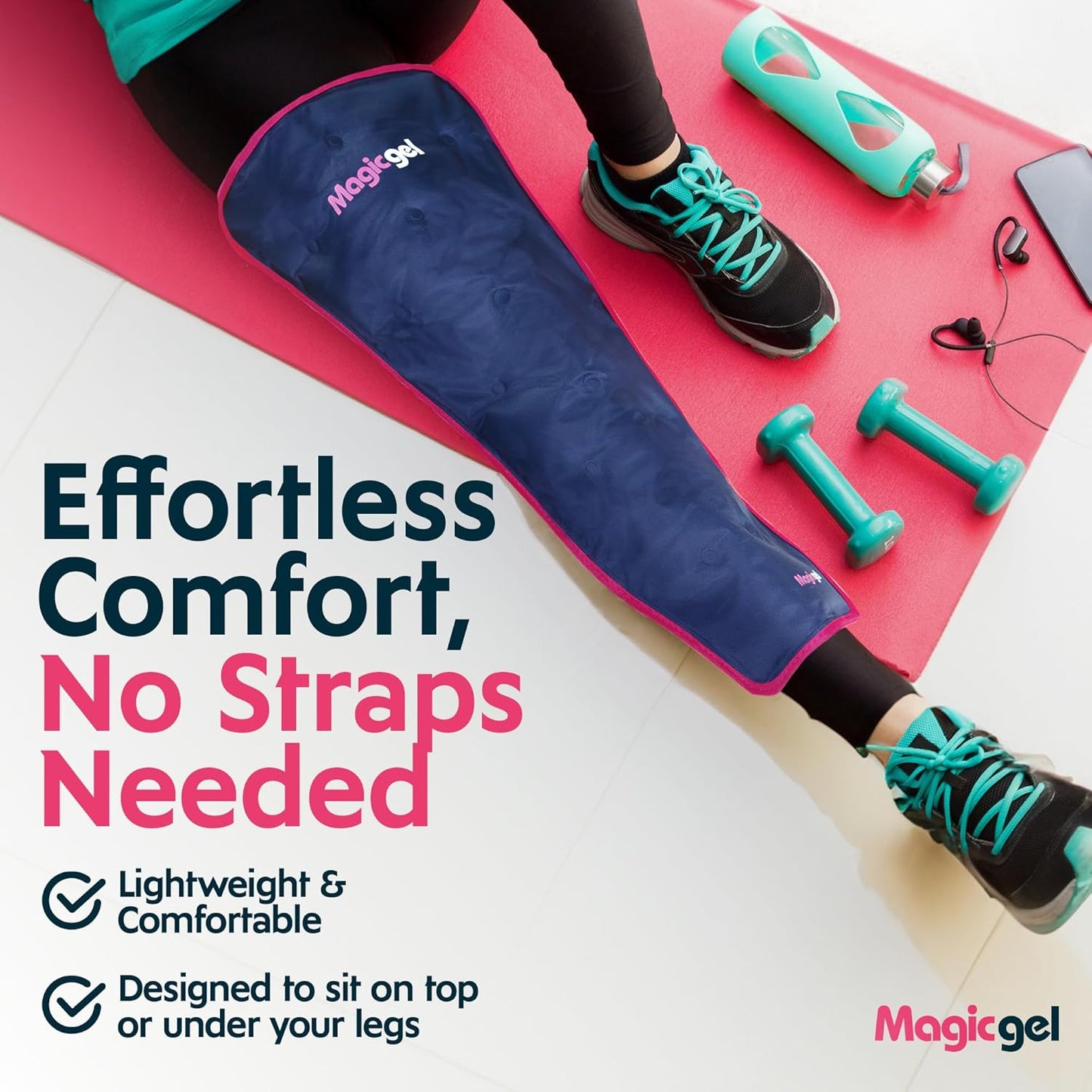 Magic Gel Full Leg Ice Pack – Flexible Cold Therapy Wrap