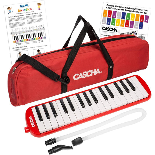Cascha Melodica Instrument with Bag and Mouthpiece for Beginners