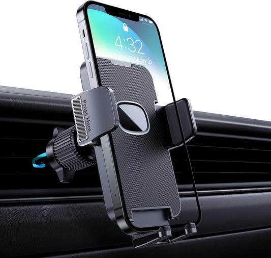 CINDRO Metal Hook Car Vent Phone Mount with 360° Rotation