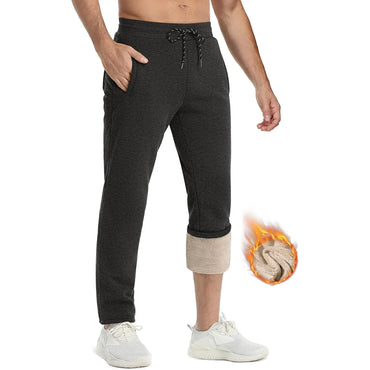 TACVASEN Men's Sherpa-Lined Fleece Sweatpants for Winter Warmth - Gomix Brands Outlet