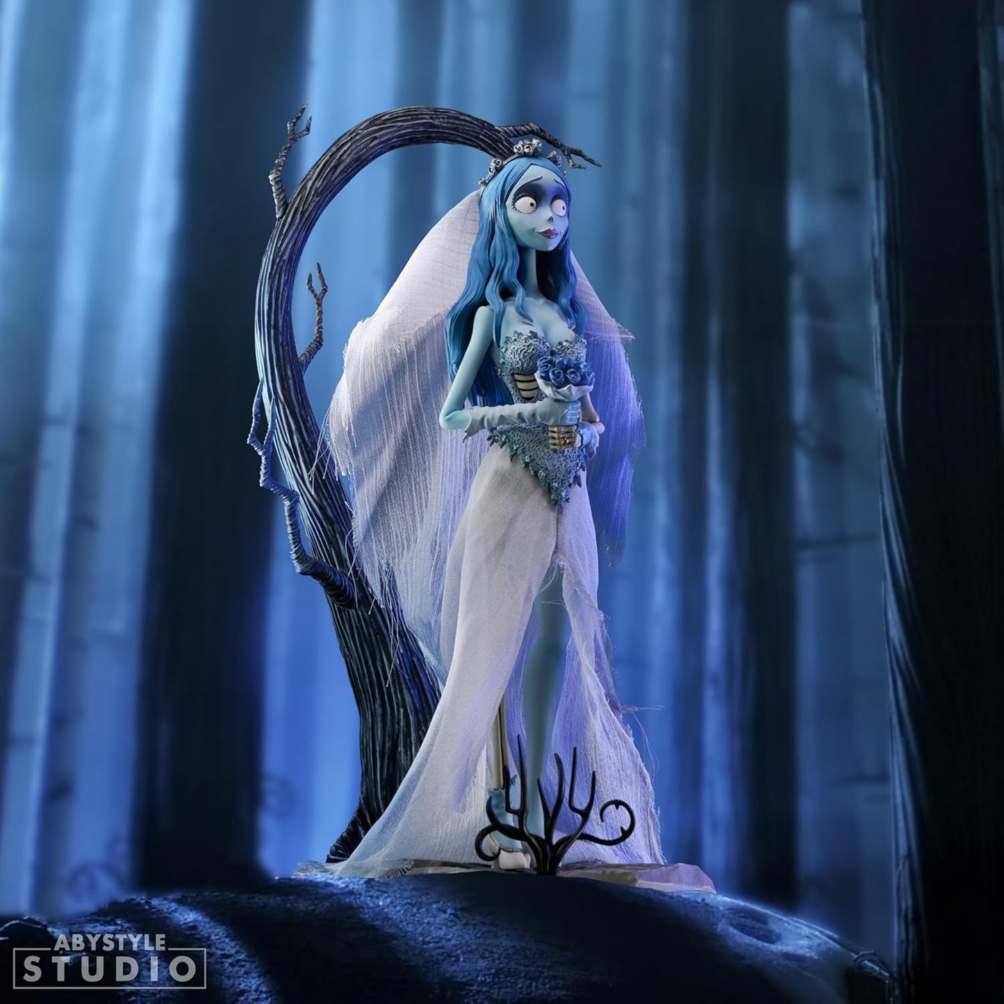 ABYstyle Corpse Bride Emily Collectible Figurine with Fabric Dress