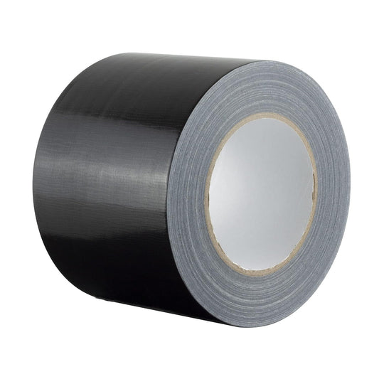 GTSE Wide Black 4‑Inch Heavy‑Duty Waterproof Duct Tape 100mm×50m
