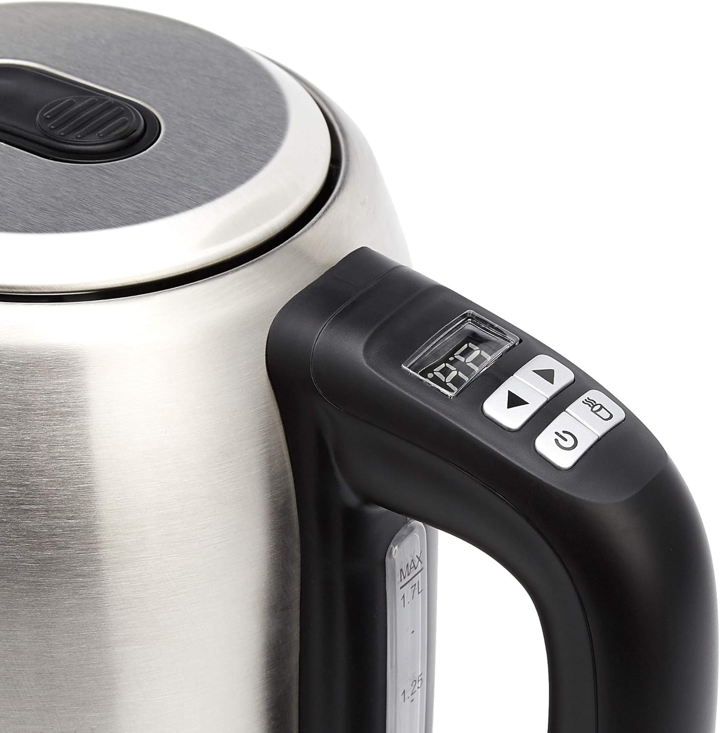 Amazon Basics 1.7L Stainless Steel Digital Kettle with Temperature Control