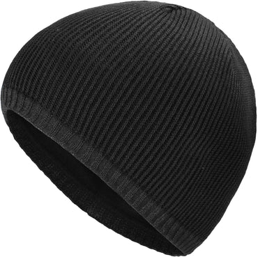 ZLYC Men's Fashion Knit Beanie: Warm, Thick, Fleece-Lined Winter Skull Cap