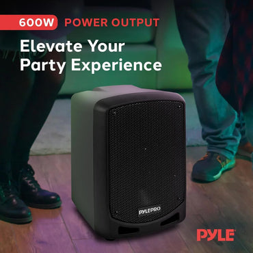 PylePRO Portable Bluetooth Karaoke PA Speaker with 600W Power - Gomix Brands Outlet