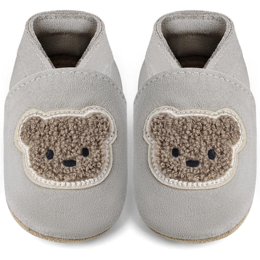 IceUnicorn Babies First Walking Shoes Soft Leather Slippers with Suede Soles
