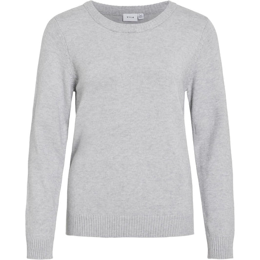 Cozy Vila Women's Long Sleeve Knit Pullover Soft Wool Blend