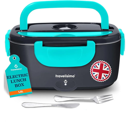 TRAVELISIMO Neon Heated Lunch Box 1.5L Portable Food Warmer - Gomix Brands Outlet