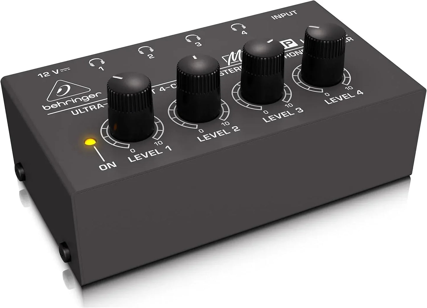 Behringer HA400 Ultra-Compact 4-Channel Stereo Headphone Amplifier Studio Monitor Distribution - Gomix Brands Outlet