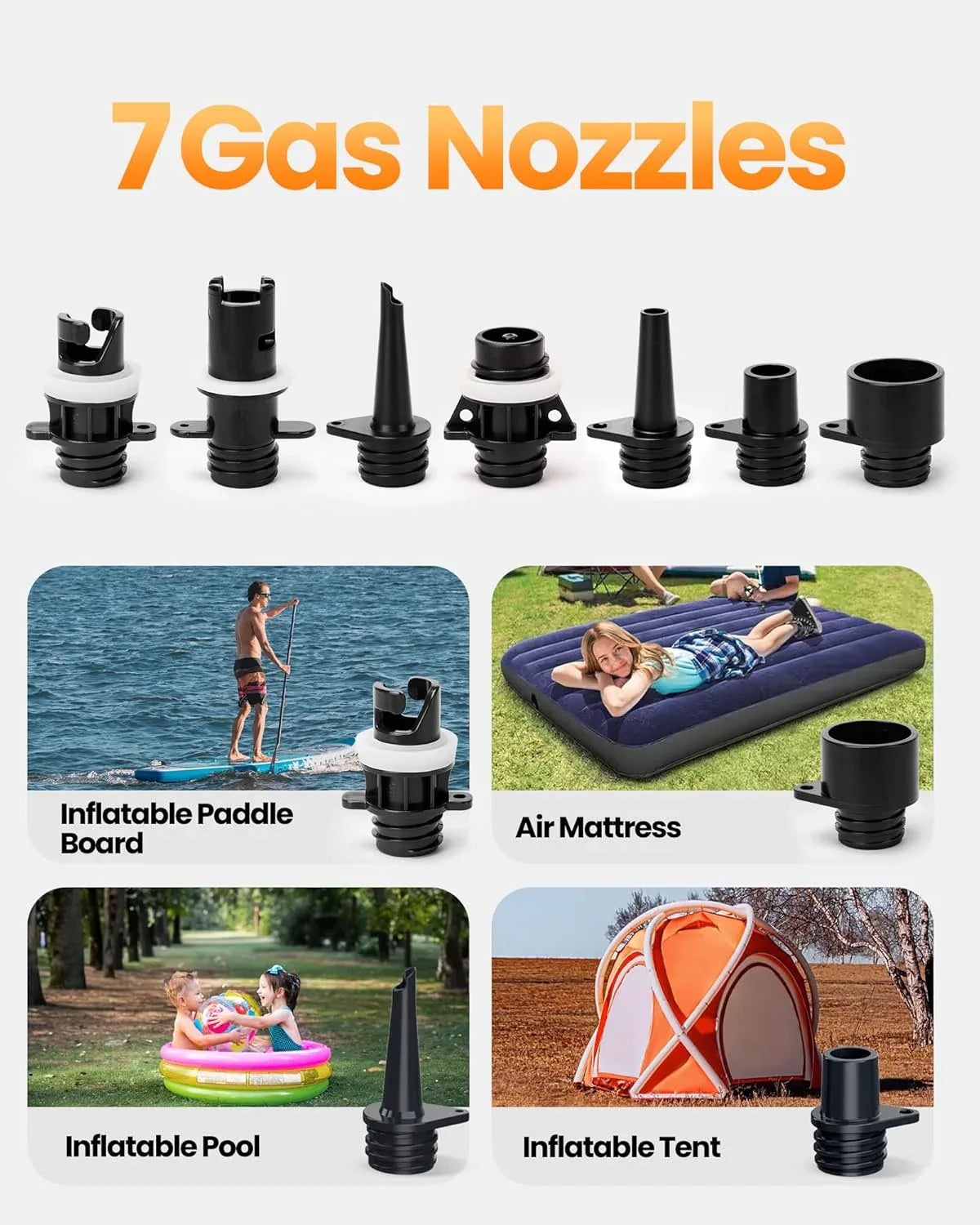 OutdoorMaster 20PSI High Pressure Electric SUP Pump with Auto-Off Deflation - Gomix Brands Outlet