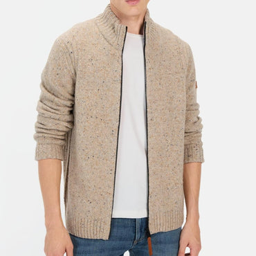 Camel Active Sustainable Merino Wool Premium Men's Cardigan