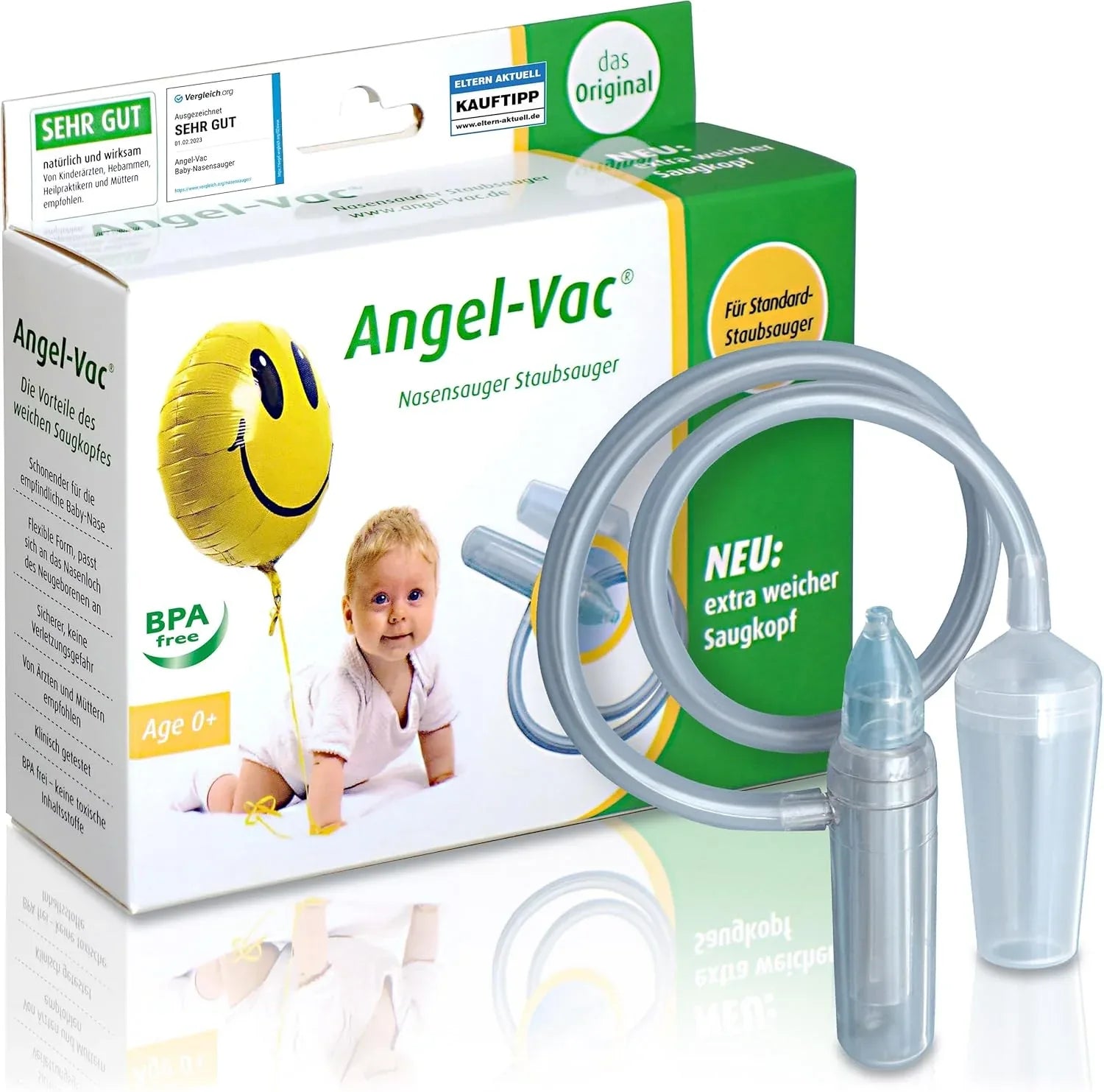 Angel-Vac Baby Nasal Aspirator – Gentle, Effective Relief for Congested Noses - Gomix Brands Outlet