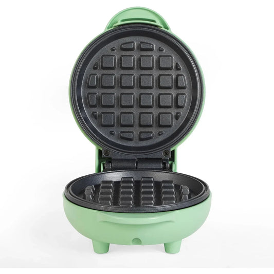 Giles & Posner Mini Green Non-Stick Waffle Maker 11.5cm - Gomix Brands Outlet