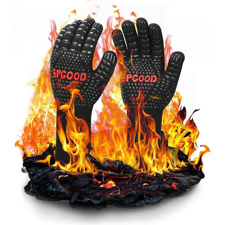 SSPGOOD High Quality BBQ Grill Gloves Oven Gloves fire
