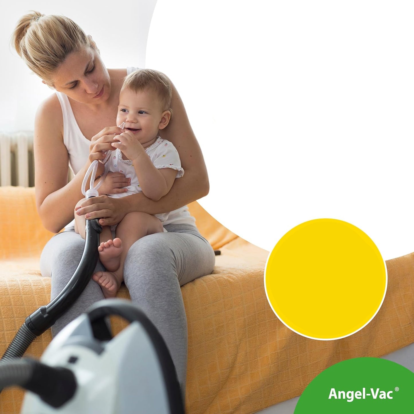 Angel-Vac Baby Nasal Aspirator – Gentle, Effective Relief for Congested Noses