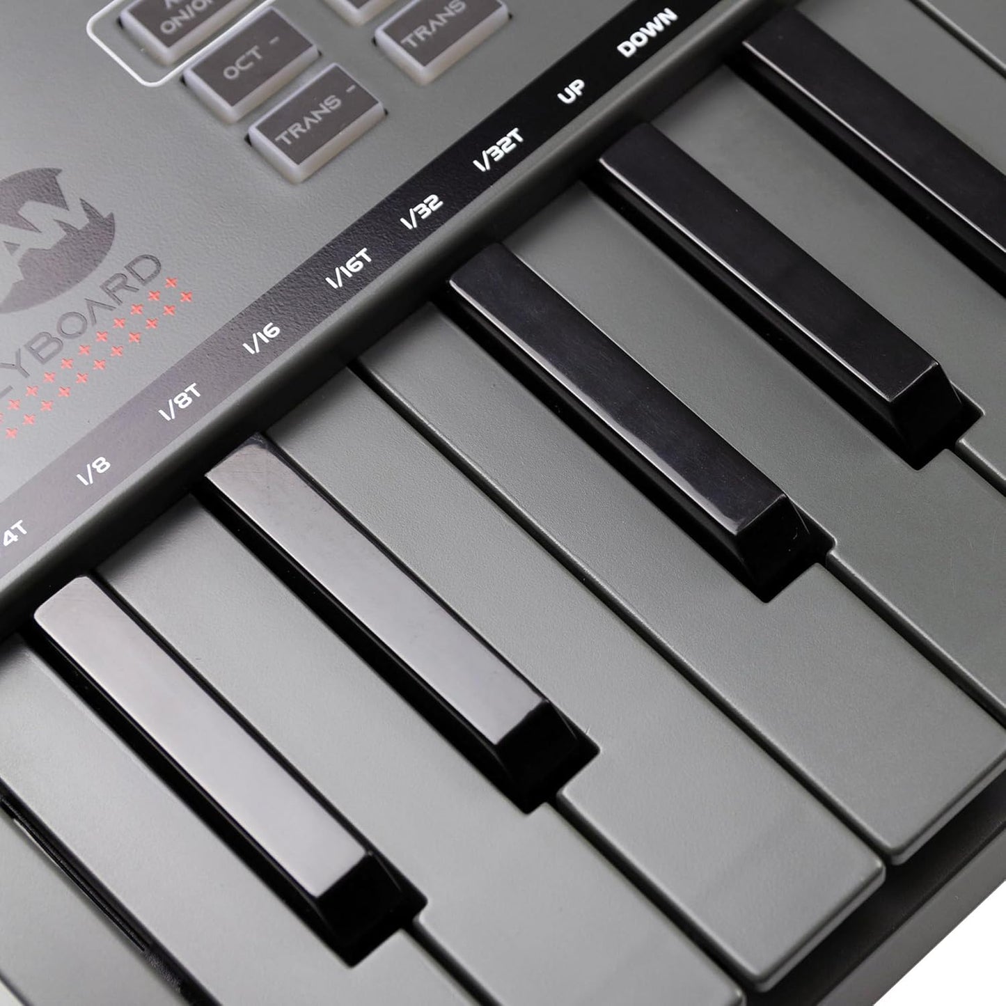 RockJam 25-Key Bluetooth MIDI Keyboard with Touchpads & Joystick