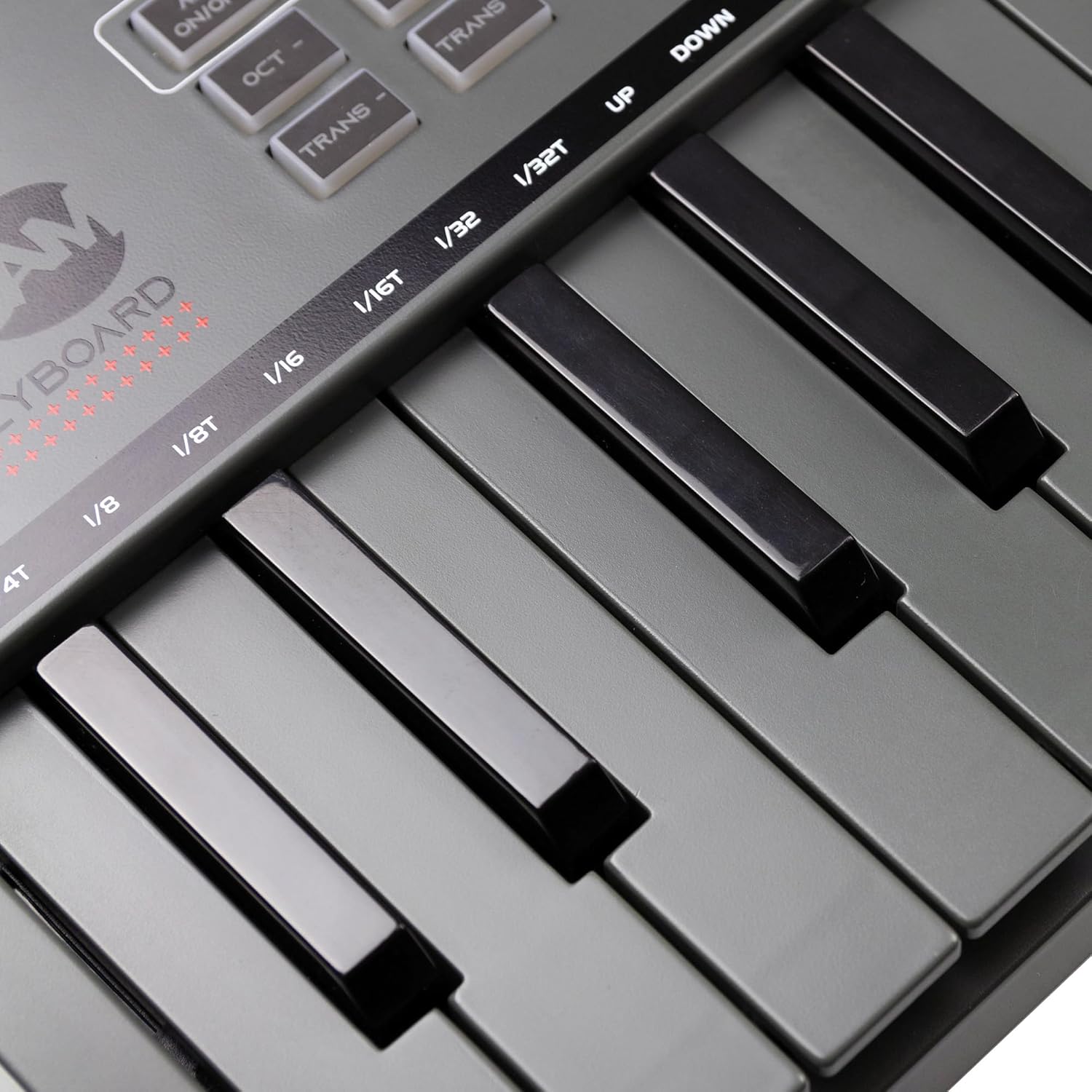 RockJam 25-Key Bluetooth MIDI Keyboard with Touchpads & Joystick
